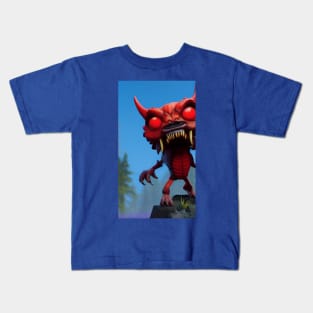 Devilish Descent Kids T-Shirt